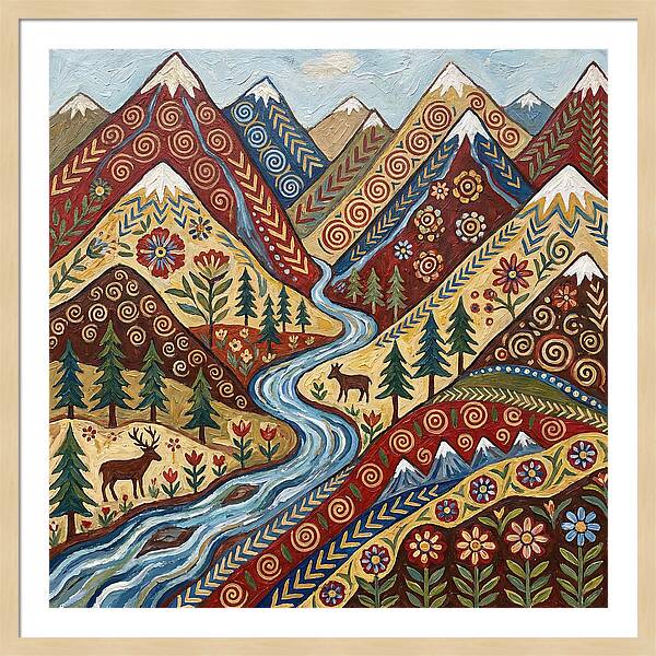 Mountain Stream Tranquility