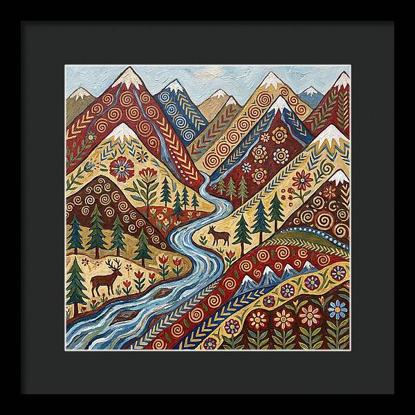 Mountain Stream Tranquility