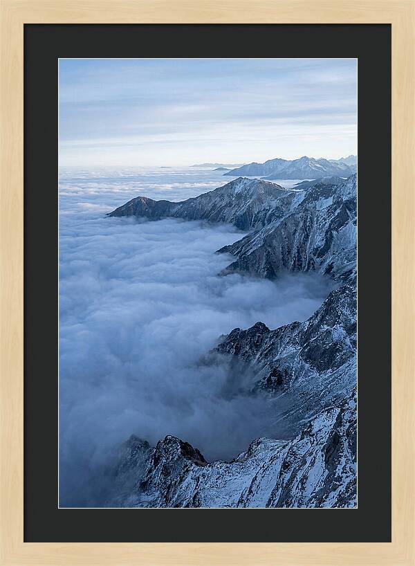 Mountain Sunrise Above Clouds