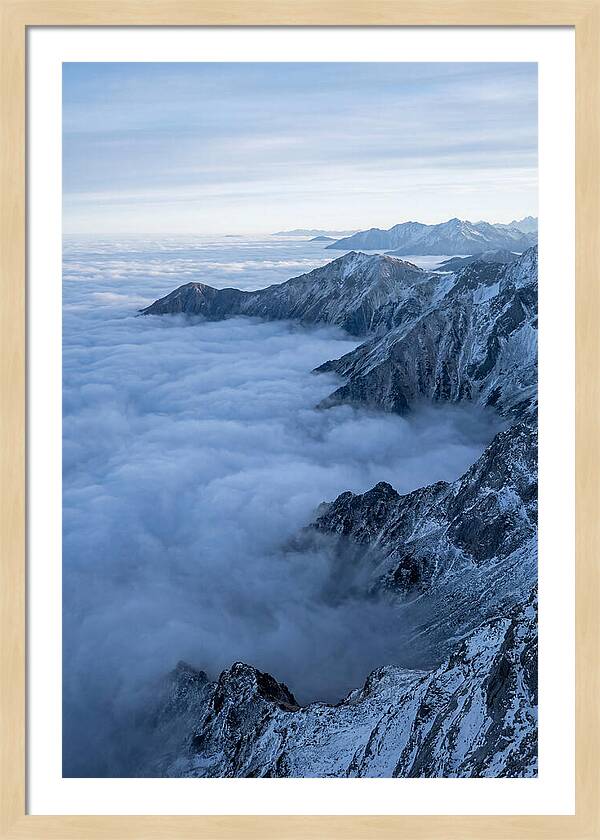 Mountain Sunrise Above Clouds