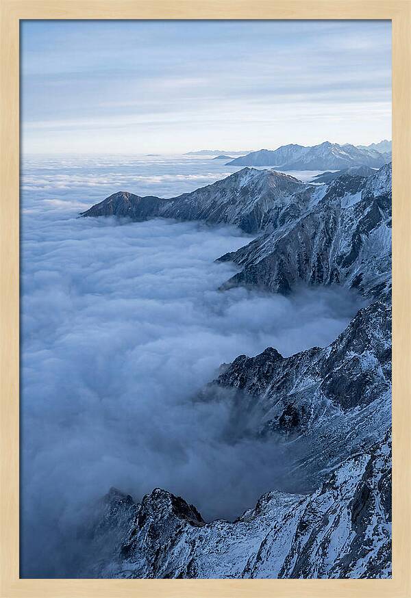 Mountain Sunrise Above Clouds