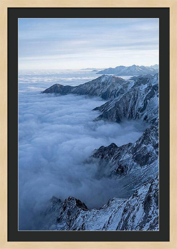 Mountain Sunrise Above Clouds