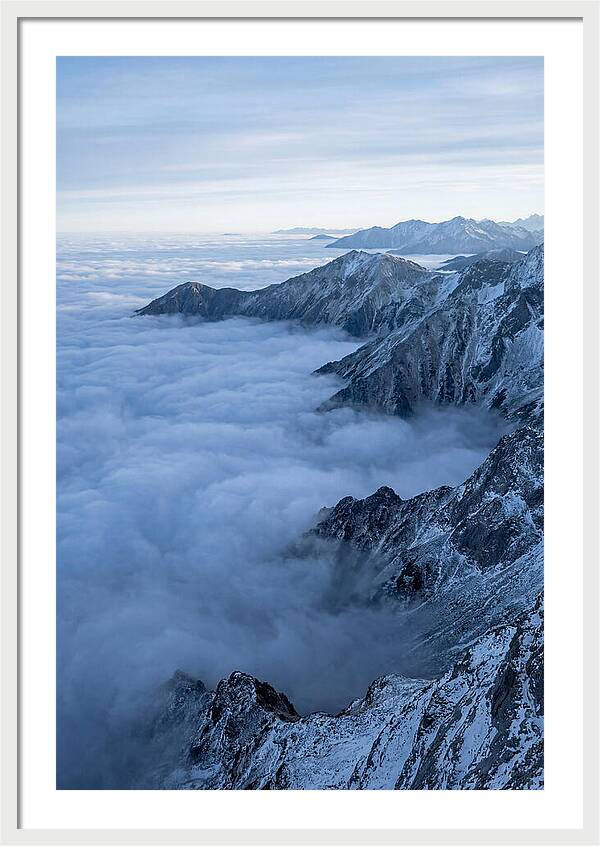 Mountain Sunrise Above Clouds