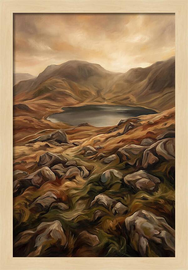 Mountain Tarn With Boulder Scramble