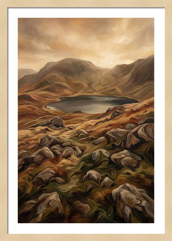 Mountain Tarn With Boulder Scramble