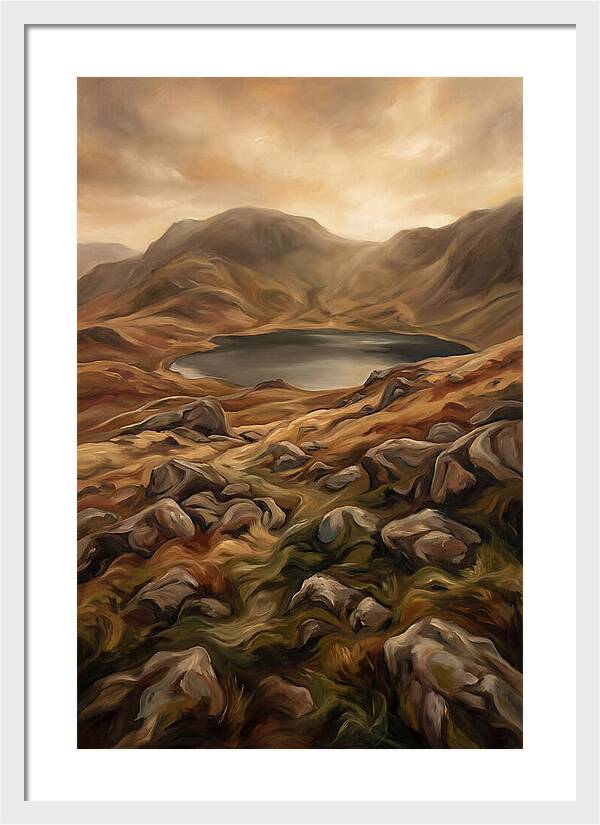 Mountain Tarn With Boulder Scramble