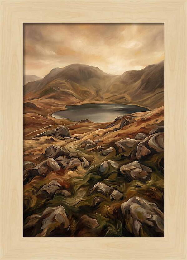Mountain Tarn With Boulder Scramble