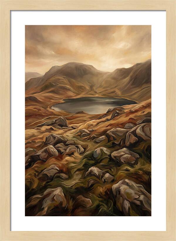 Mountain Tarn With Boulder Scramble