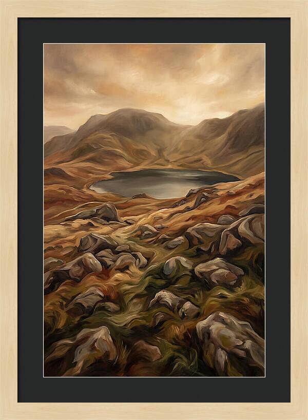 Mountain Tarn With Boulder Scramble