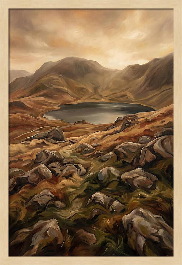 Mountain Tarn With Boulder Scramble