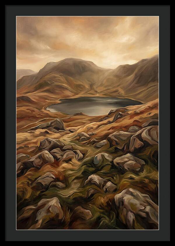 Mountain Tarn With Boulder Scramble