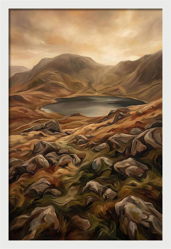 Mountain Tarn With Boulder Scramble