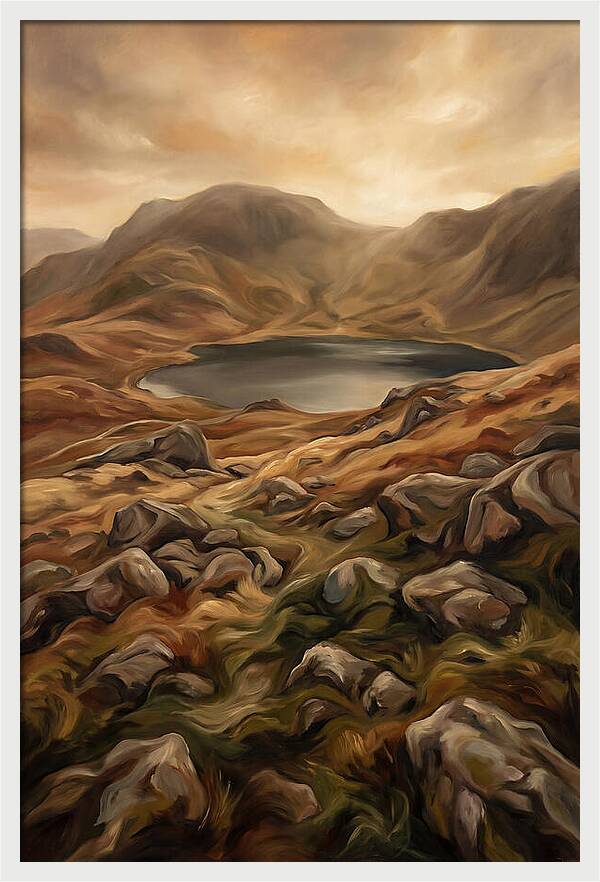 Mountain Tarn With Boulder Scramble