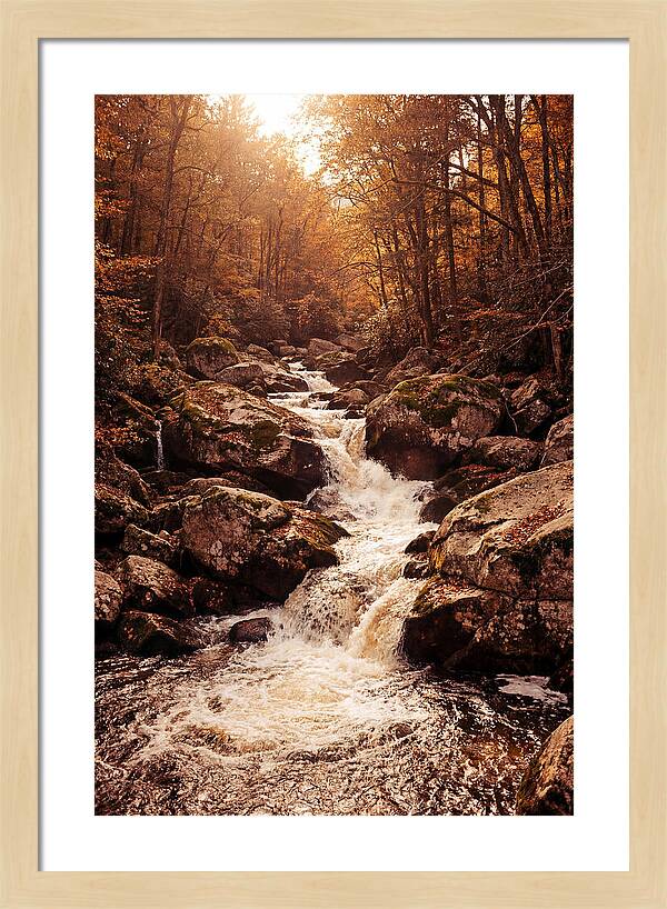 Mountain Torrent Over Granite