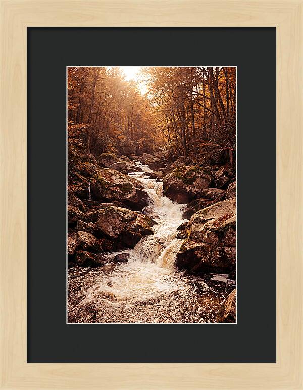 Mountain Torrent Over Granite