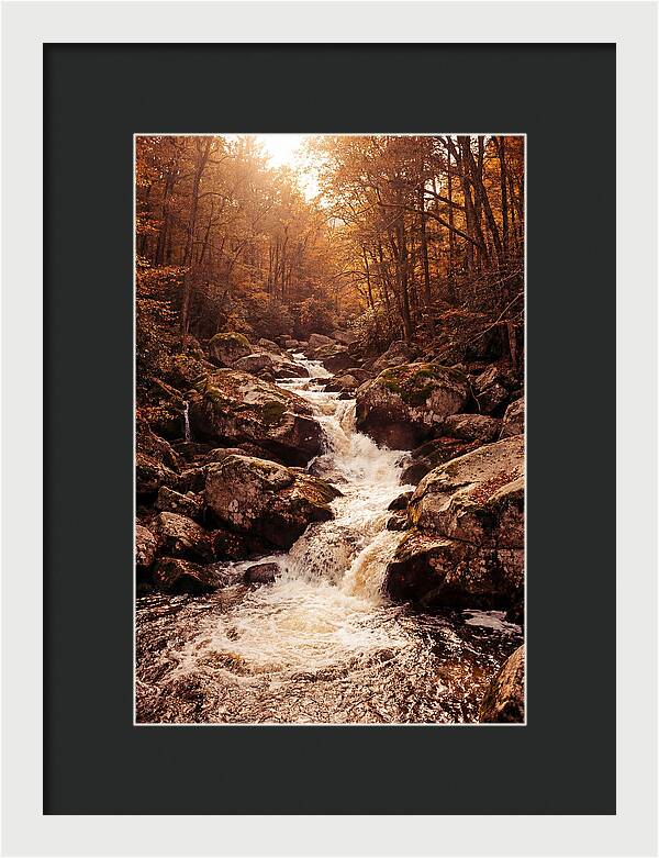 Mountain Torrent Over Granite