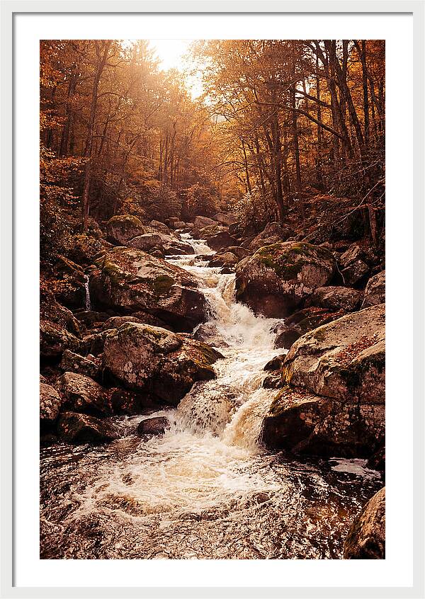 Mountain Torrent Over Granite