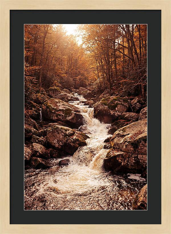 Mountain Torrent Over Granite