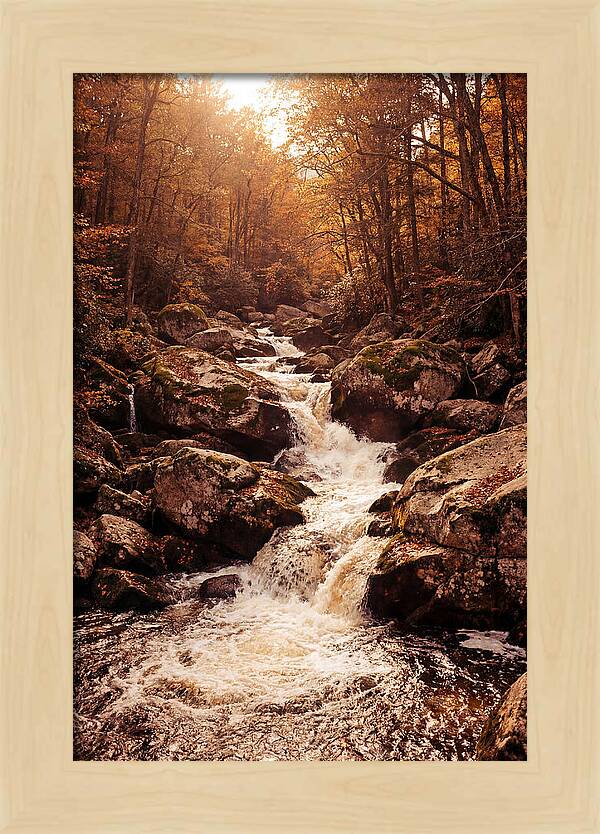 Mountain Torrent Over Granite