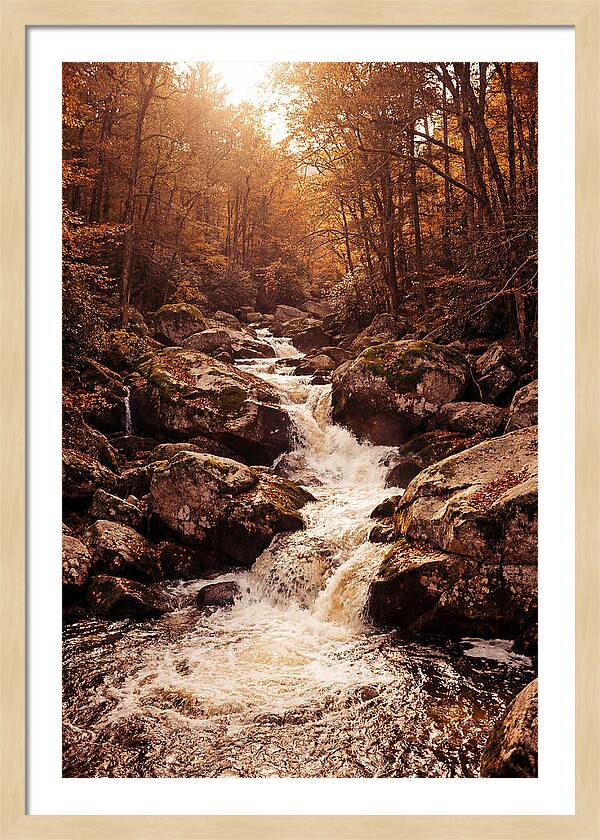 Mountain Torrent Over Granite