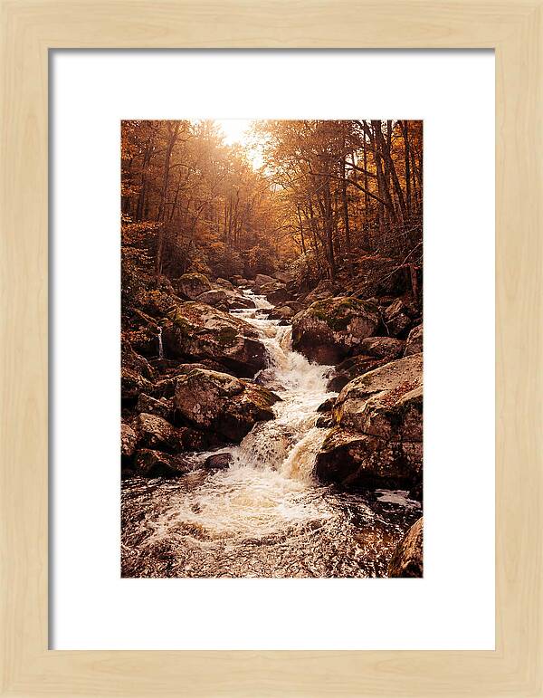 Mountain Torrent Over Granite