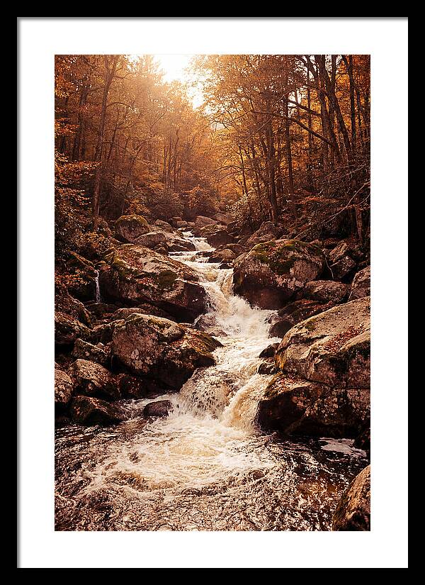 Mountain Torrent Over Granite