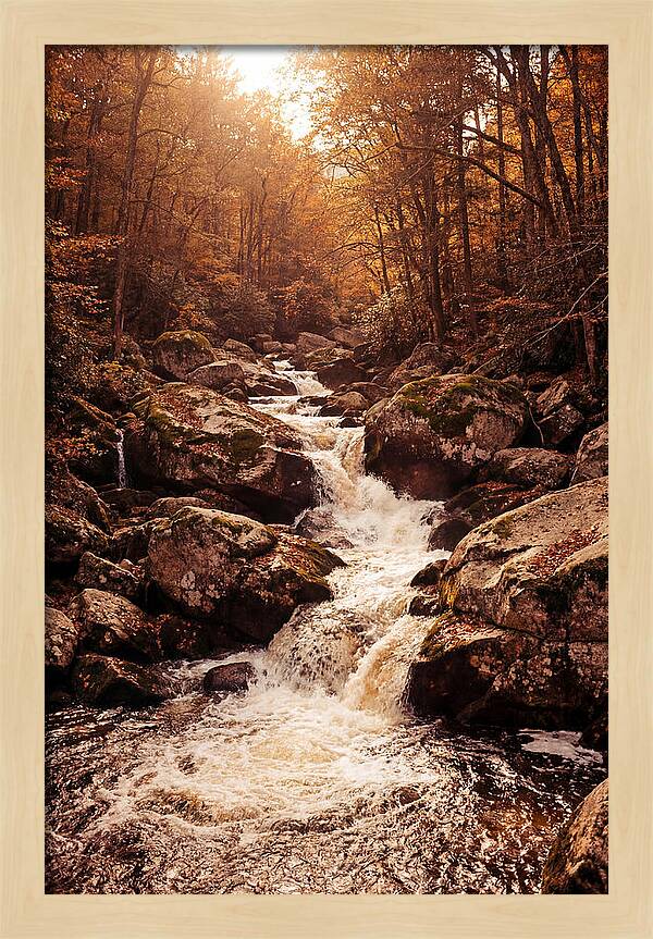 Mountain Torrent Over Granite