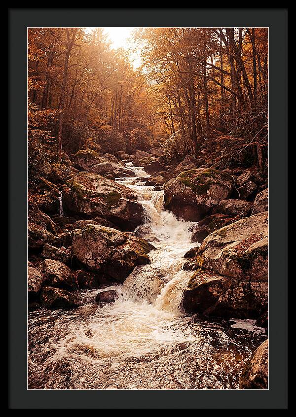 Mountain Torrent Over Granite