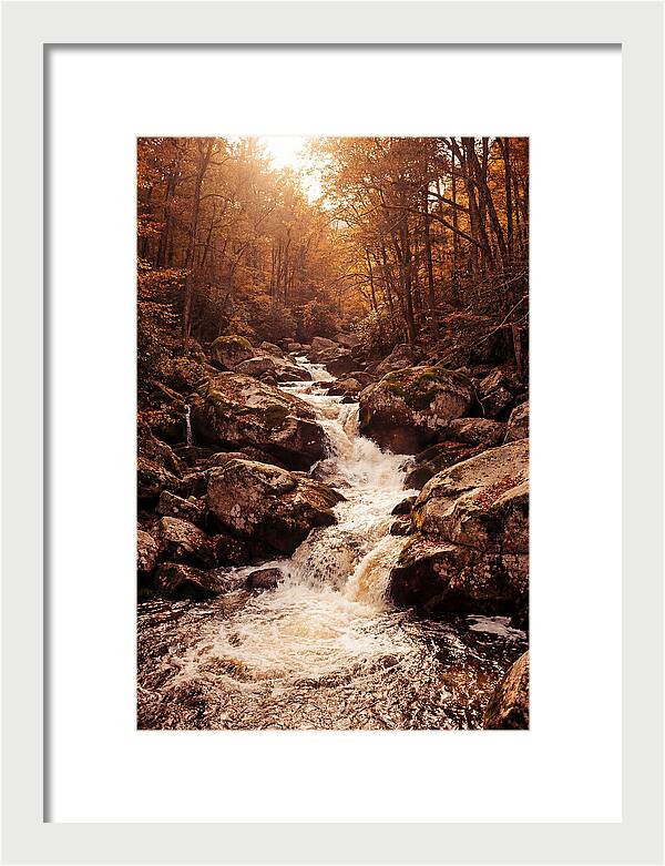 Mountain Torrent Over Granite