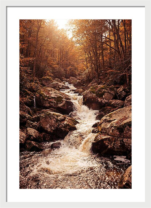 Mountain Torrent Over Granite