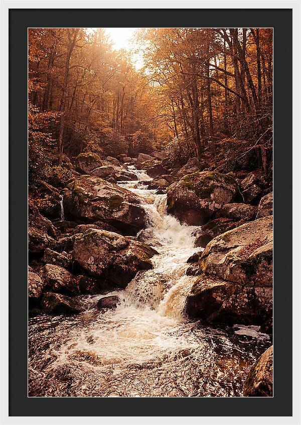 Mountain Torrent Over Granite