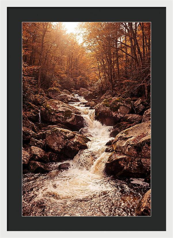 Mountain Torrent Over Granite