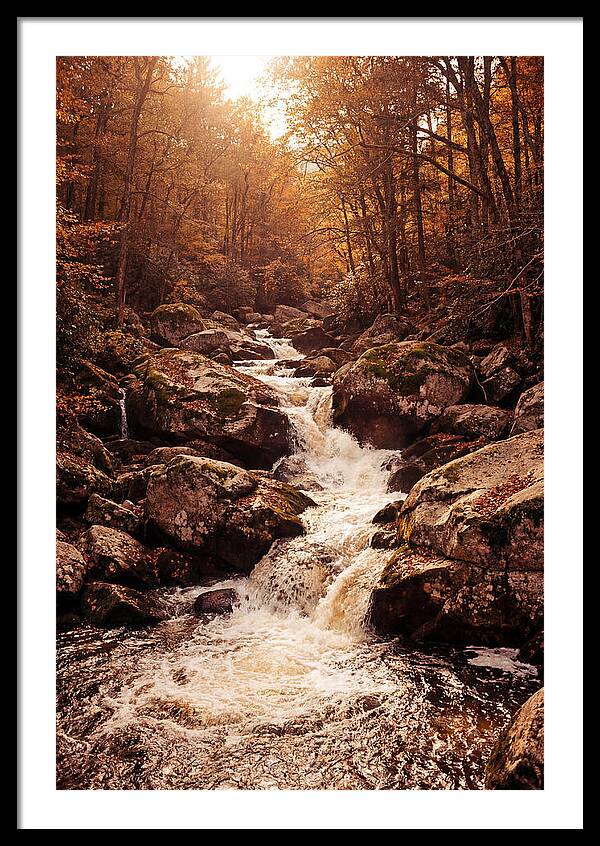 Mountain Torrent Over Granite