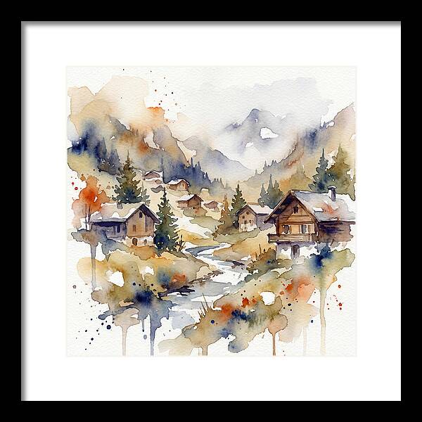 Mountain Village Tranquility