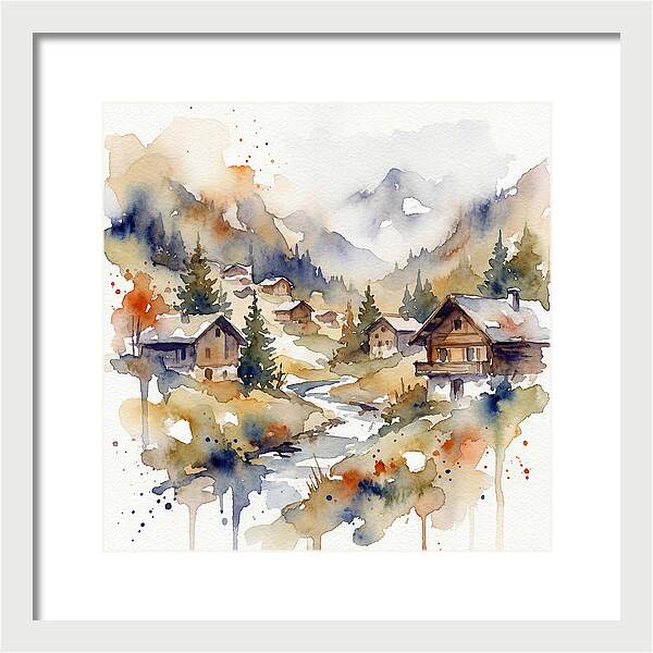 Mountain Village Tranquility