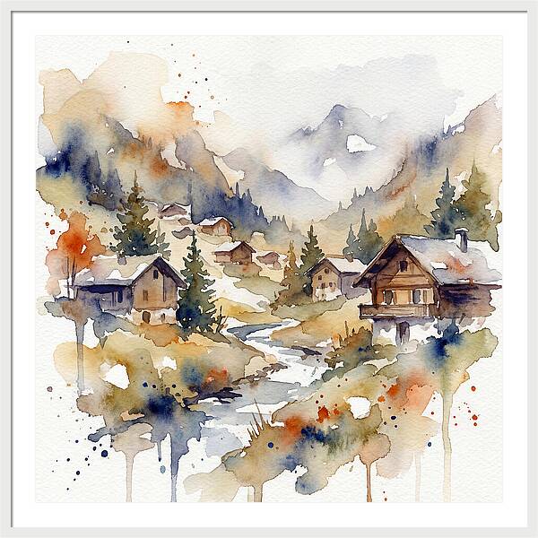 Mountain Village Tranquility