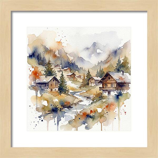 Mountain Village Tranquility