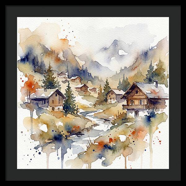 Mountain Village Tranquility