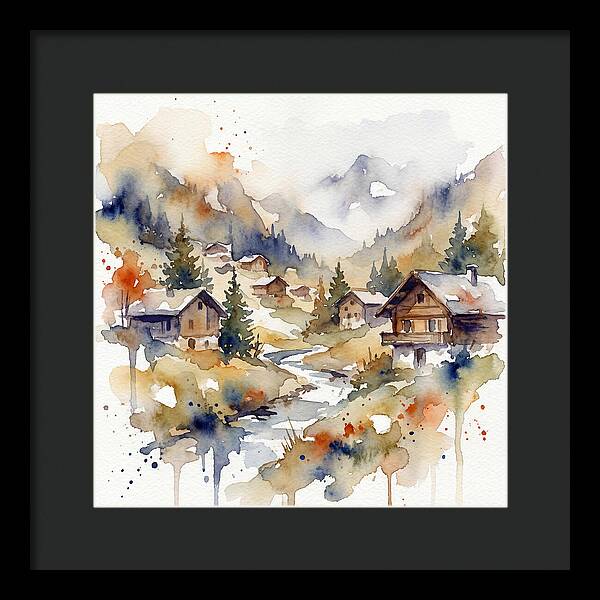 Mountain Village Tranquility
