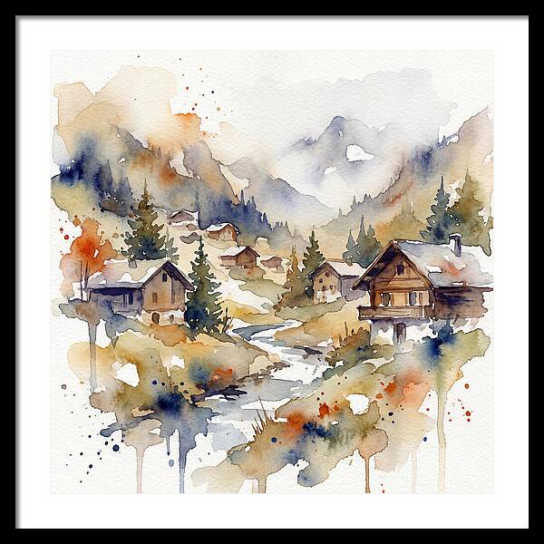 Mountain Village Tranquility