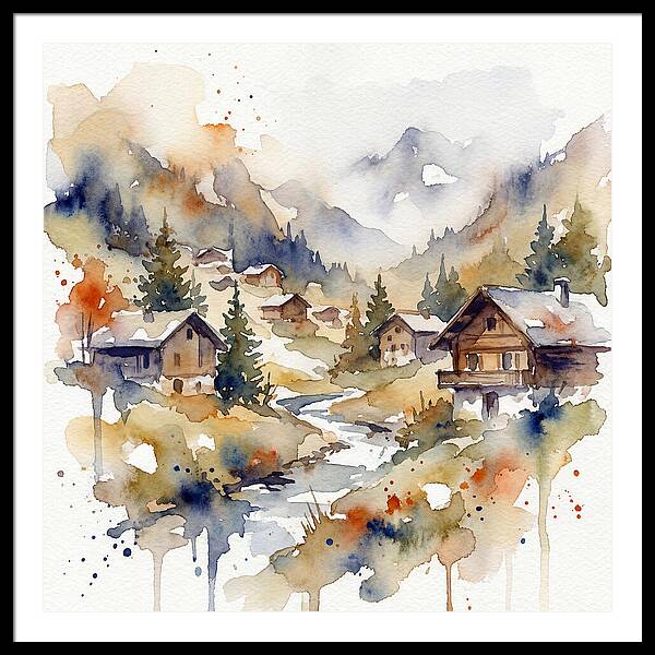 Mountain Village Tranquility