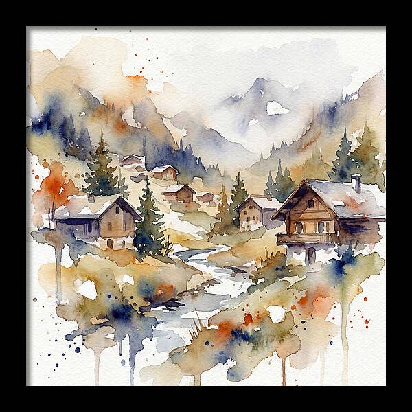 Mountain Village Tranquility