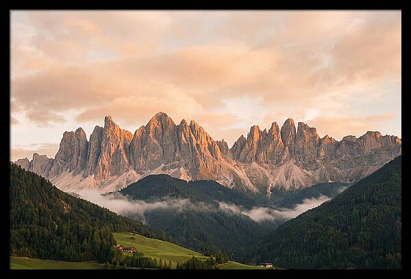 Mountain Vista At Dawn