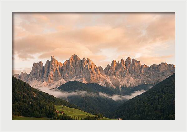 Mountain Vista At Dawn