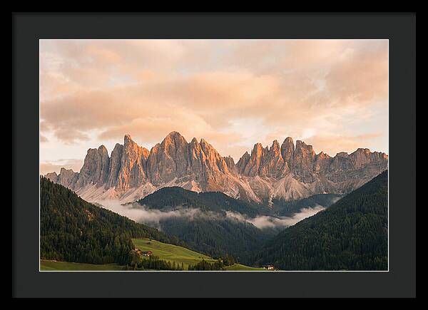 Mountain Vista At Dawn