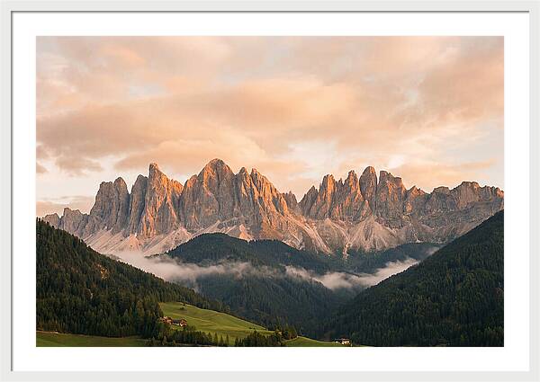 Mountain Vista At Dawn