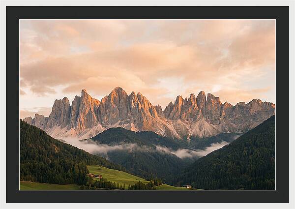 Mountain Vista At Dawn