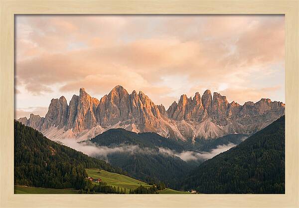 Mountain Vista At Dawn