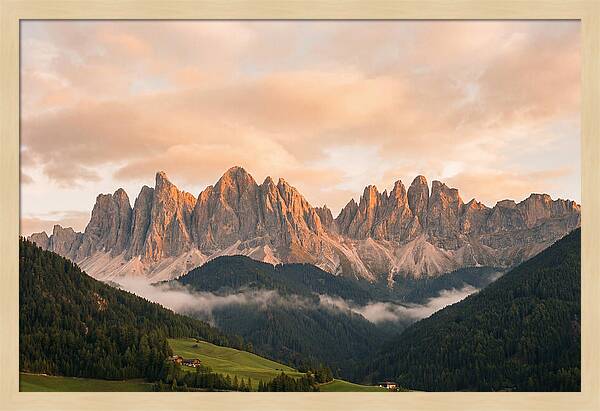 Mountain Vista At Dawn