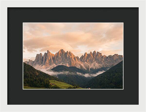 Mountain Vista At Dawn